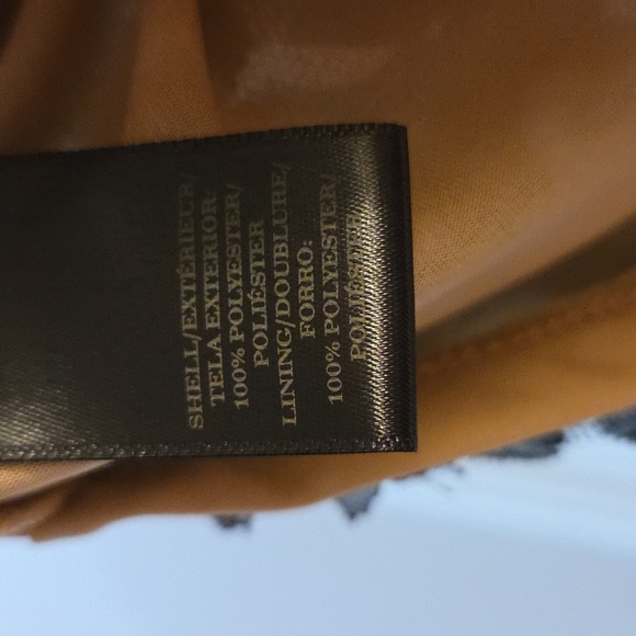 Ann Taylor Elegant Black Floral Lined Top Small - Picture 6 of 9